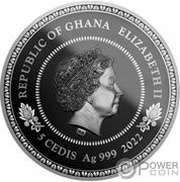 5 Cedis Tree of Life obverse image