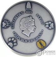 5 Cedis - Elizabeth II European Bison obverse image