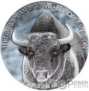5 Cedis - Elizabeth II European Bison, Ghana, 2022 reverse image