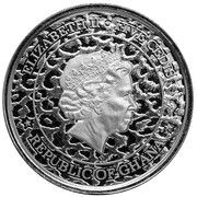 5 Cedis - Elizabeth II African Leopard obverse image