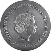 10 Cedis American Eagle obverse image