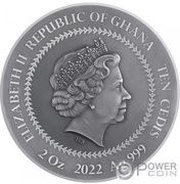 10 Cedis David and Goliath obverse image