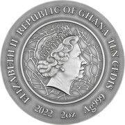 10 Cedis Starry Night obverse image