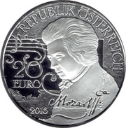 20 Euro Mozart: Legend obverse image