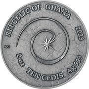 10 Cedis Phoenix obverse image