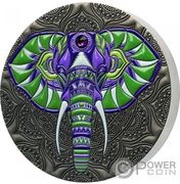 1000 Cedis Elephant, Ghana, 2021 reverse image
