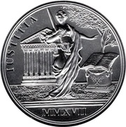 20 Euros Birth of Empress Maria Theresa - Justice, Austria, 2017 reverse image