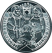 20 Euros Silent Night, Austria, 2018 reverse image