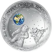 20 Euros Moon landing obverse image