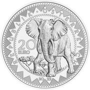 20 Euros Elephant obverse image