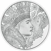 20 Euros Snowflake, Austria, 2023 reverse image