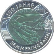 25 Euros Semmering Alpine Railway reverse image