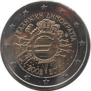 2 Euros 10 Years of Euros Cash obverse image