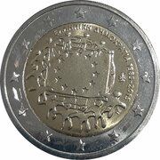 2 Euros European Union Flag obverse image