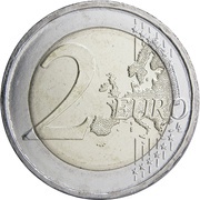 2 Euros Kostis Palamas, Greece, 2018 reverse image