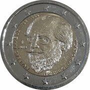 2 Euros Andreas Kalvos obverse image
