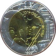 25 Euros International Year of Astronomy reverse image