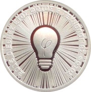6 Euros International Year of Light and Light-Based Technologies, Greece, 2015 reverse image
