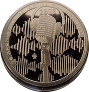 6 Euros National Radio Foundation, Greece, 2020 reverse image