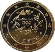 10 Euros Rhythmic Gymnastics obverse image