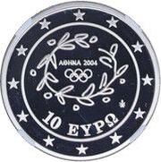 10 Euros Olympics Torch Relay - Australia obverse image