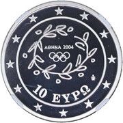 10 Euros Olympics Torch Relay - Asia obverse image