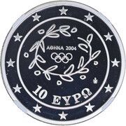 10 Euros Olympics Torch Relay - Africa obverse image