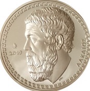 10 Euros Alcaeus, Greece, 2019 reverse image