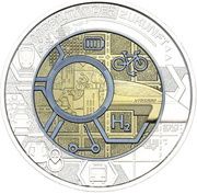 25 Euros Smart Mobility, Austria, 2021 reverse image