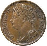 2 Oboli - George IV Pattern obverse image
