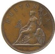 2 Oboli - George IV Pattern reverse image