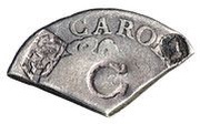 1 Bit / 9 Pence Countermark obverse image