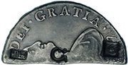 6 Bits / 4 Shillings 6 Pence Countermark obverse image