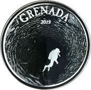 2 Dollars - Elizabeth II Diving paradise, Grenada, 2019 reverse image