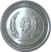 2 Dollars - Elizabeth II Caribbean Reef Octopus, Grenada, 2020 obverse image