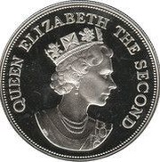 10 Dollars - Elizabeth II Royal Visit; silver proof issue, Grenada, 1985 reverse image