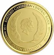10 Dollars - Elizabeth II Diving Paradise; Colourised obverse image