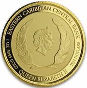 10 Dollars - Elizabeth II Diving Paradise; Colourised obverse image