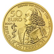 50 Euro Gerard van Swieten obverse image