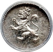¼ Real obverse image