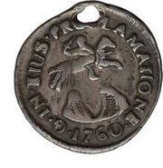 ½ Real - Carlos III Proclamation reverse image