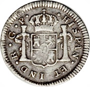 ½ Real - Carlos III reverse image