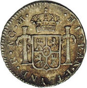 ½ Real - Carlos III reverse image