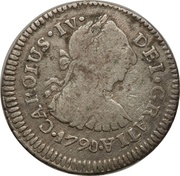 ½ Real - Carlos IV obverse image