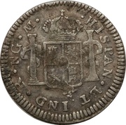 ½ Real - Carlos IV reverse image