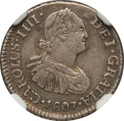 ½ Real - Carlos IV obverse image
