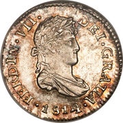 ½ Real - Fernando VII obverse image