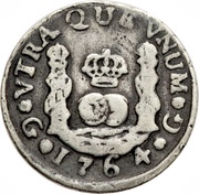 1 Real - Carlos III, Guatemala, 1760-1771 reverse image