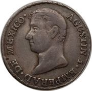 1 Real - Agustín de Iturbide Proclamation Coinage obverse image