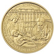 50 Euro Baron Clemens von Pirquet, Austria, 2010 reverse image